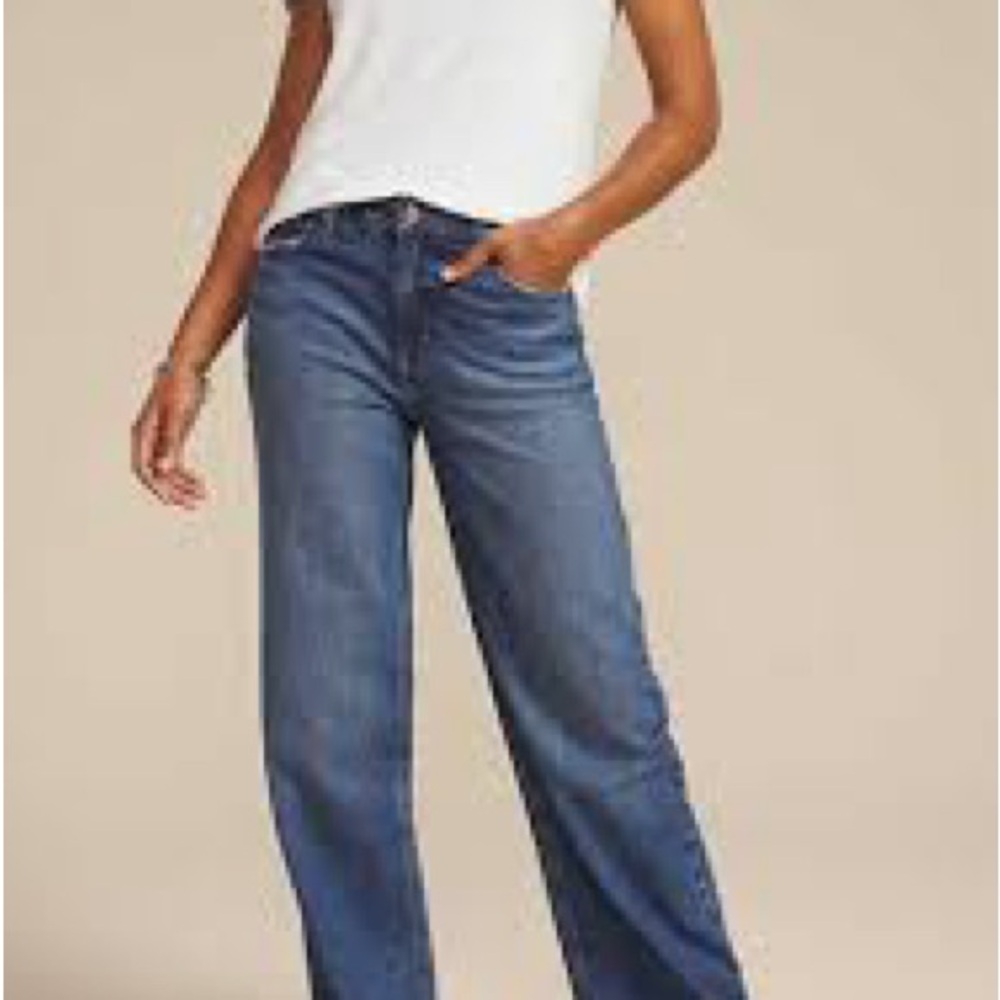Maurices Edgely High Rise Relaxed Straight Jean Sz 12